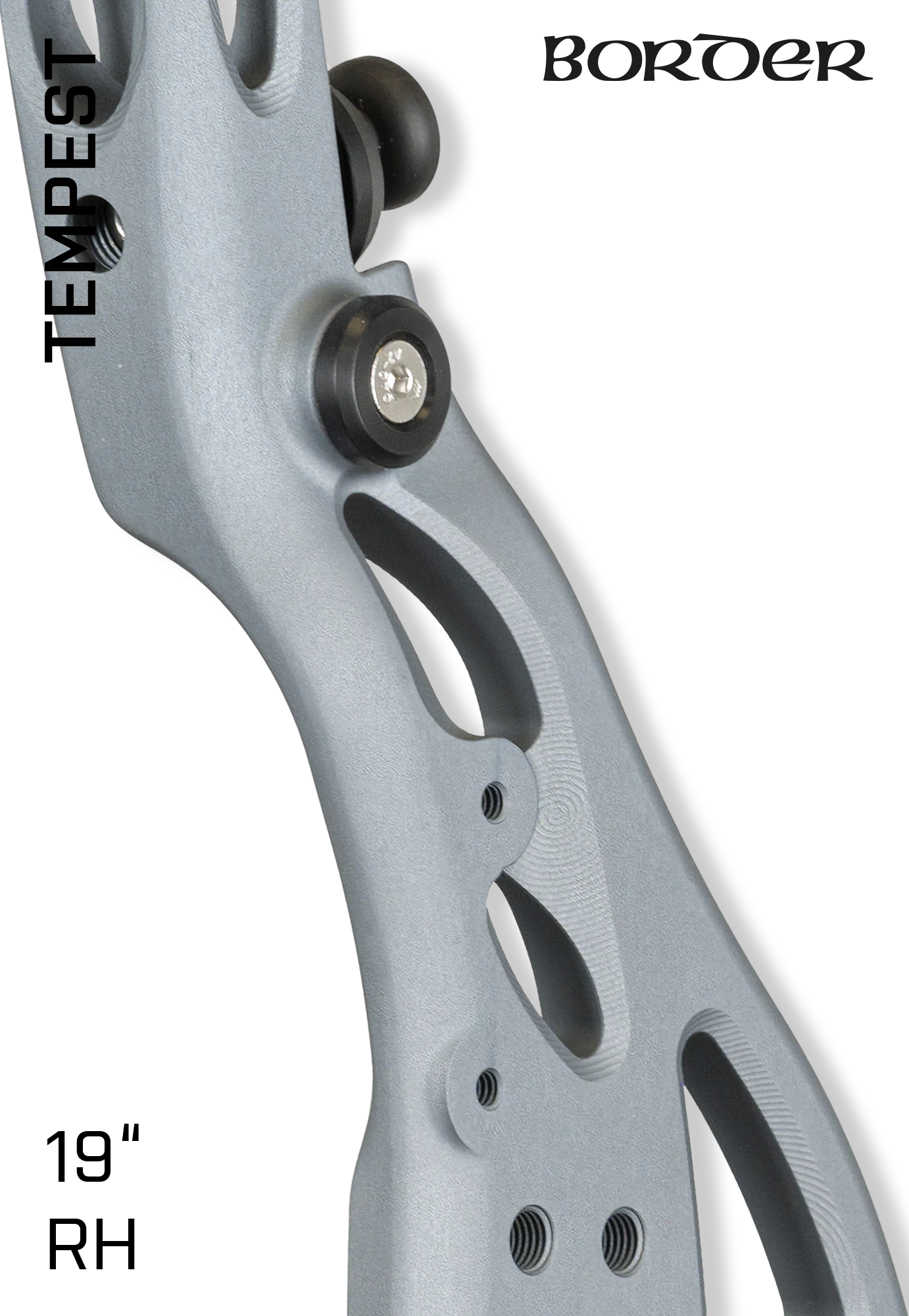 Border Archery Tempest 19" RH Titan ShotBlasted Black Pack L08