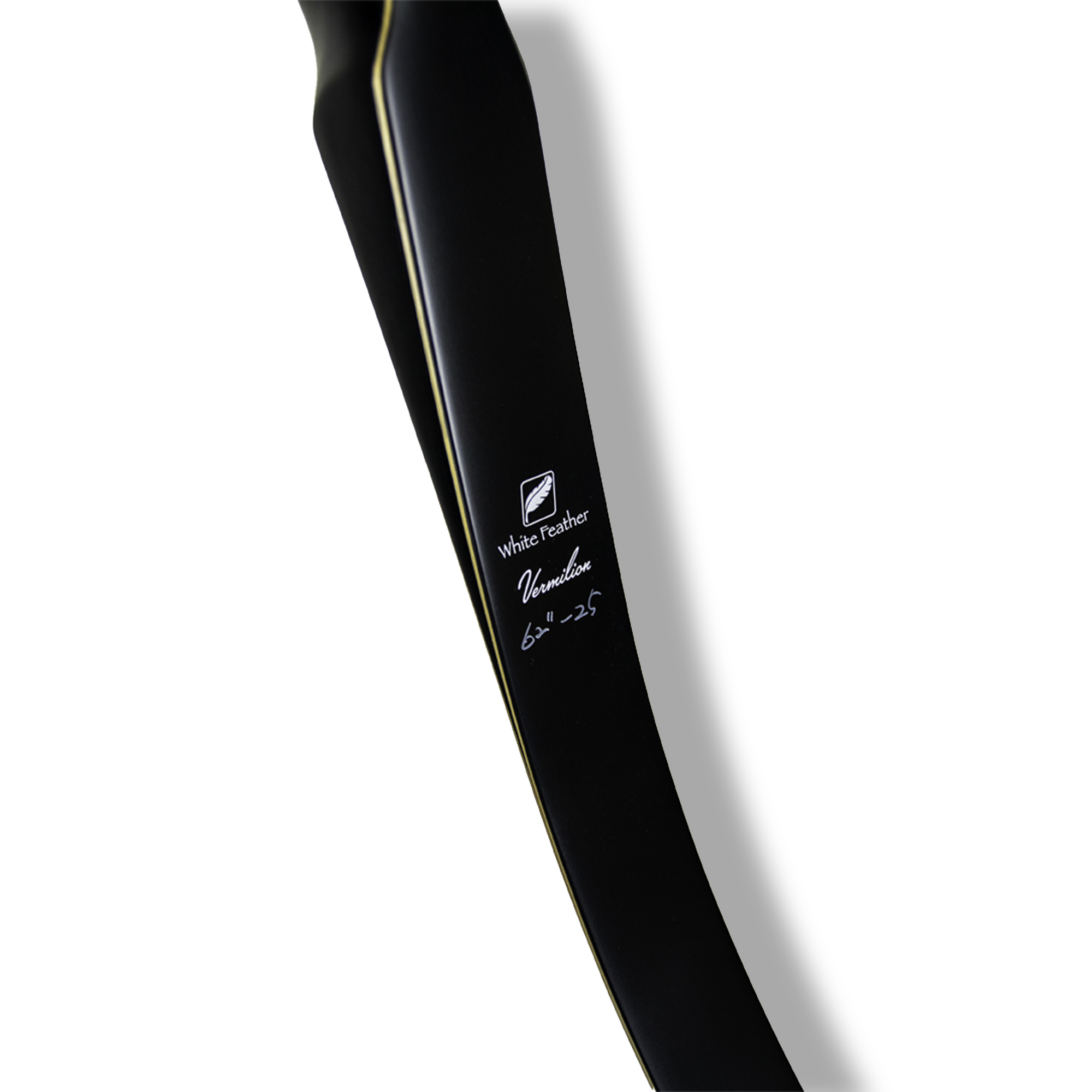 White Feather Fieldbow One Piece Vermilion RH 50#