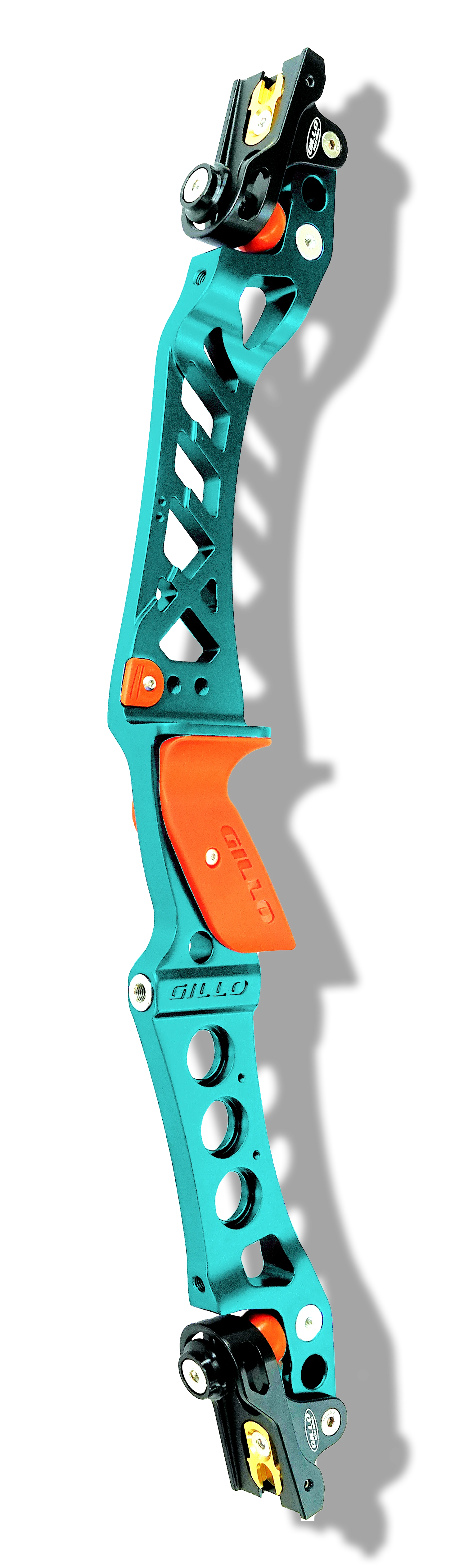 Gillo Recurve Handle GX2 25" ILF RH Black/Turquoise