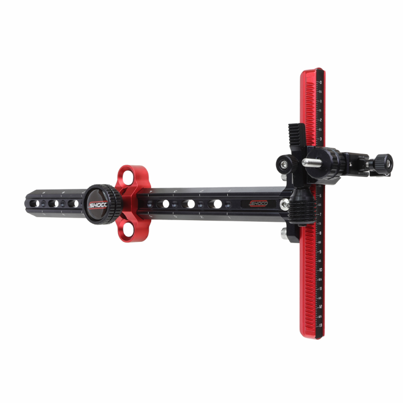Shocq Sight Align Aluminum LH Long Red