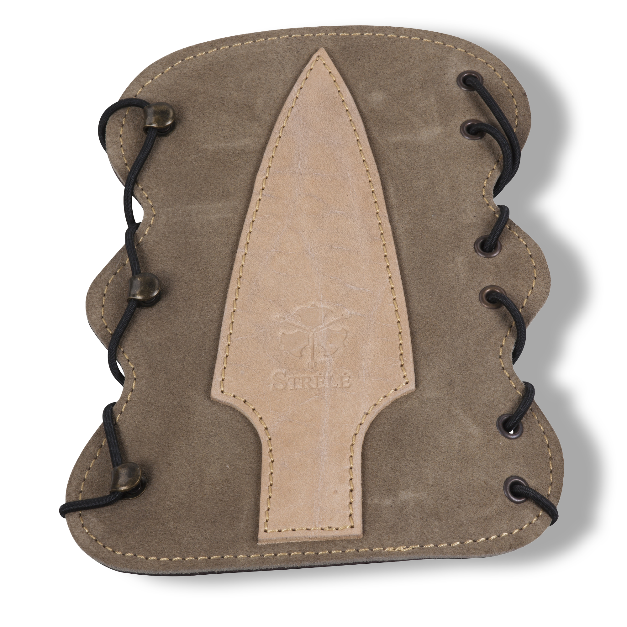 Strele Armguard Wappo 19cm with Hooks Black