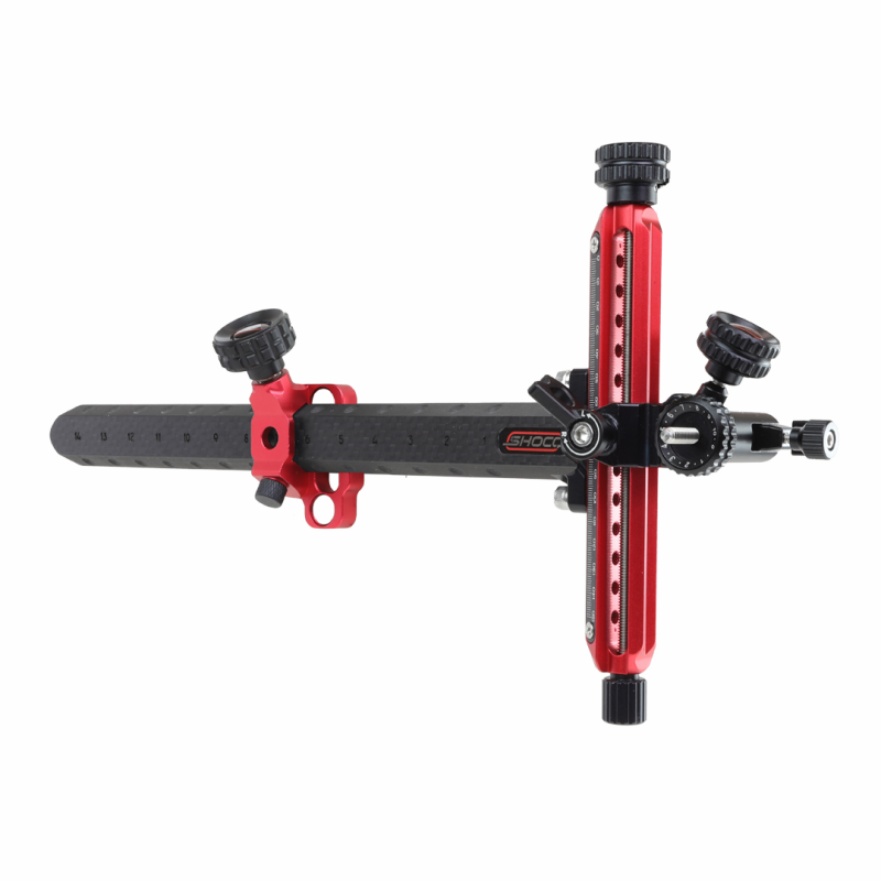 Shocq Sight Align Pro Carbon RH Red