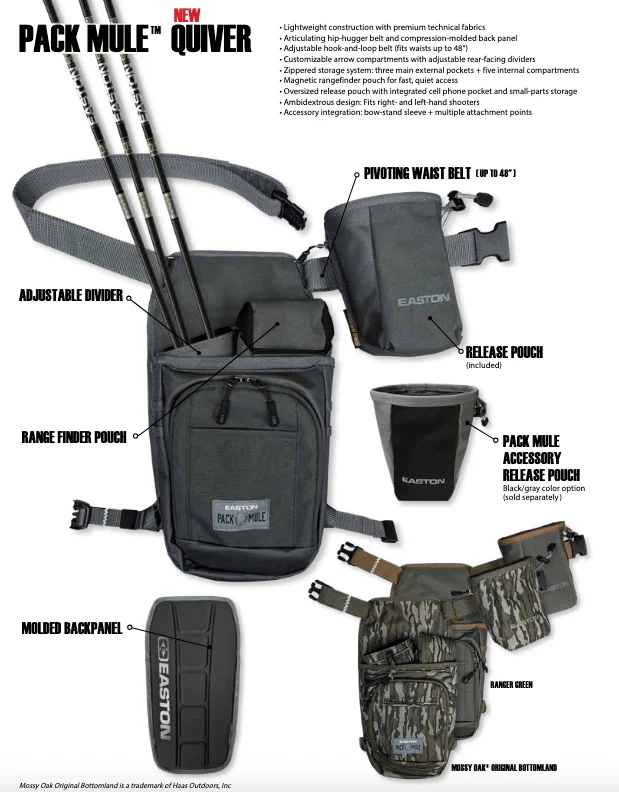 Easton Quiver Field Pack Mule Grey