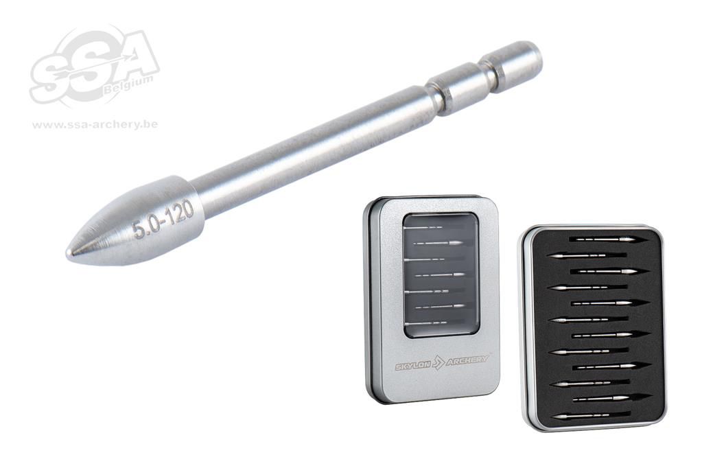 Skylon Archery Glue In Points Tungsten BreakOff ID3.2 Perf./Prec./Paragon 12Stk. 120-130-140 350