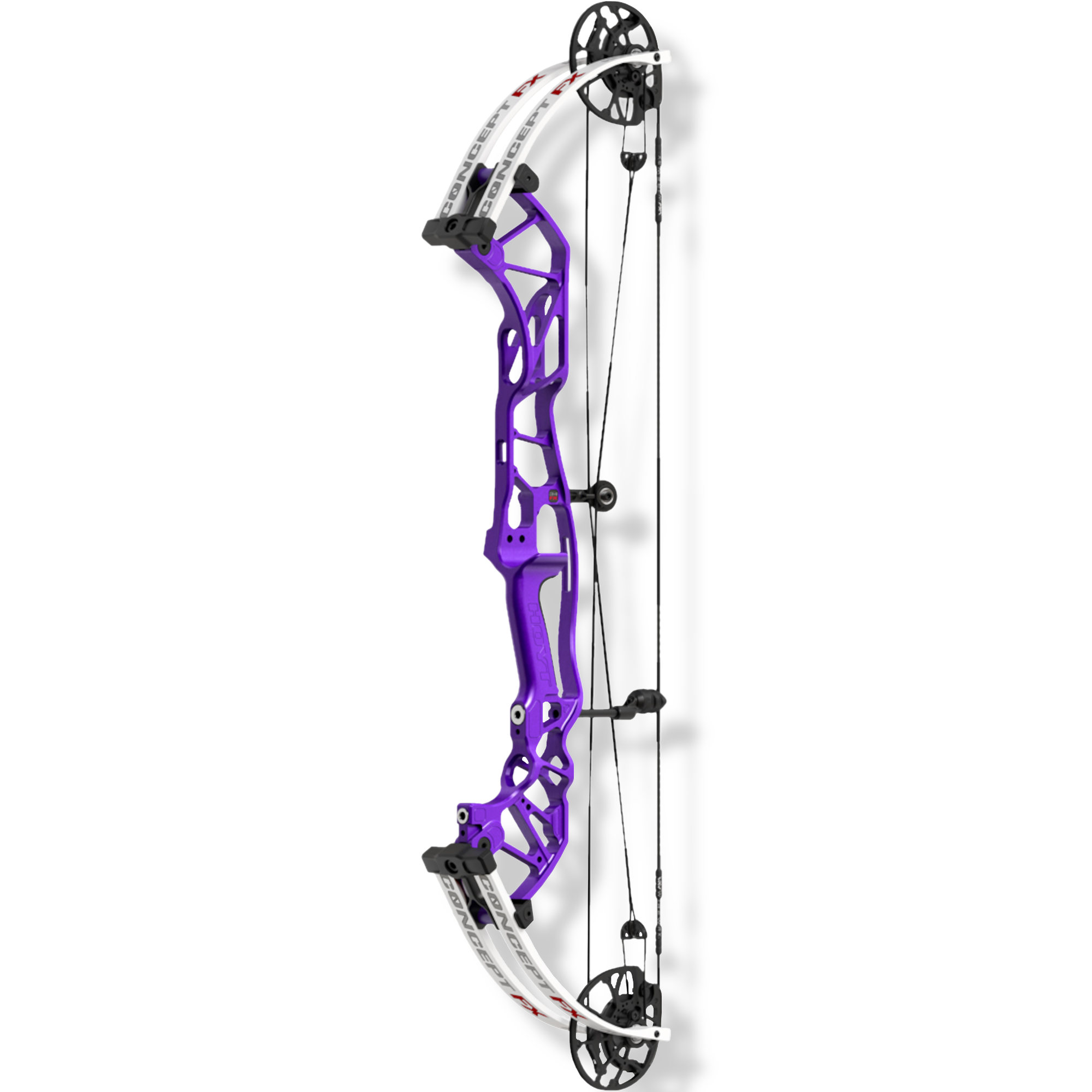 Hoyt Compound Bow Concept FX LH 50#-(24.5"-27.5") 65-75% Let Off Wilderness Handle/Black Out Limbs
