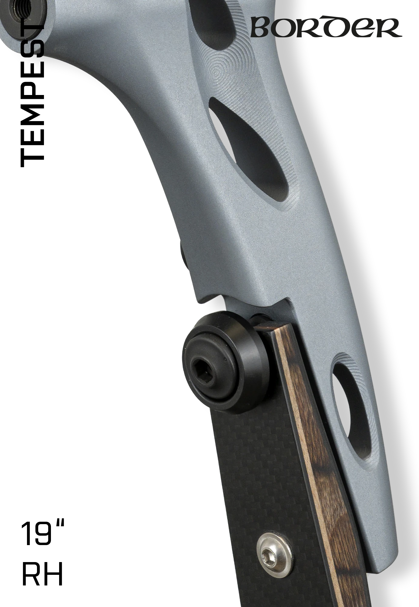 Border Archery Tempest 19" RH Titan ShotBlasted Black Pack L08