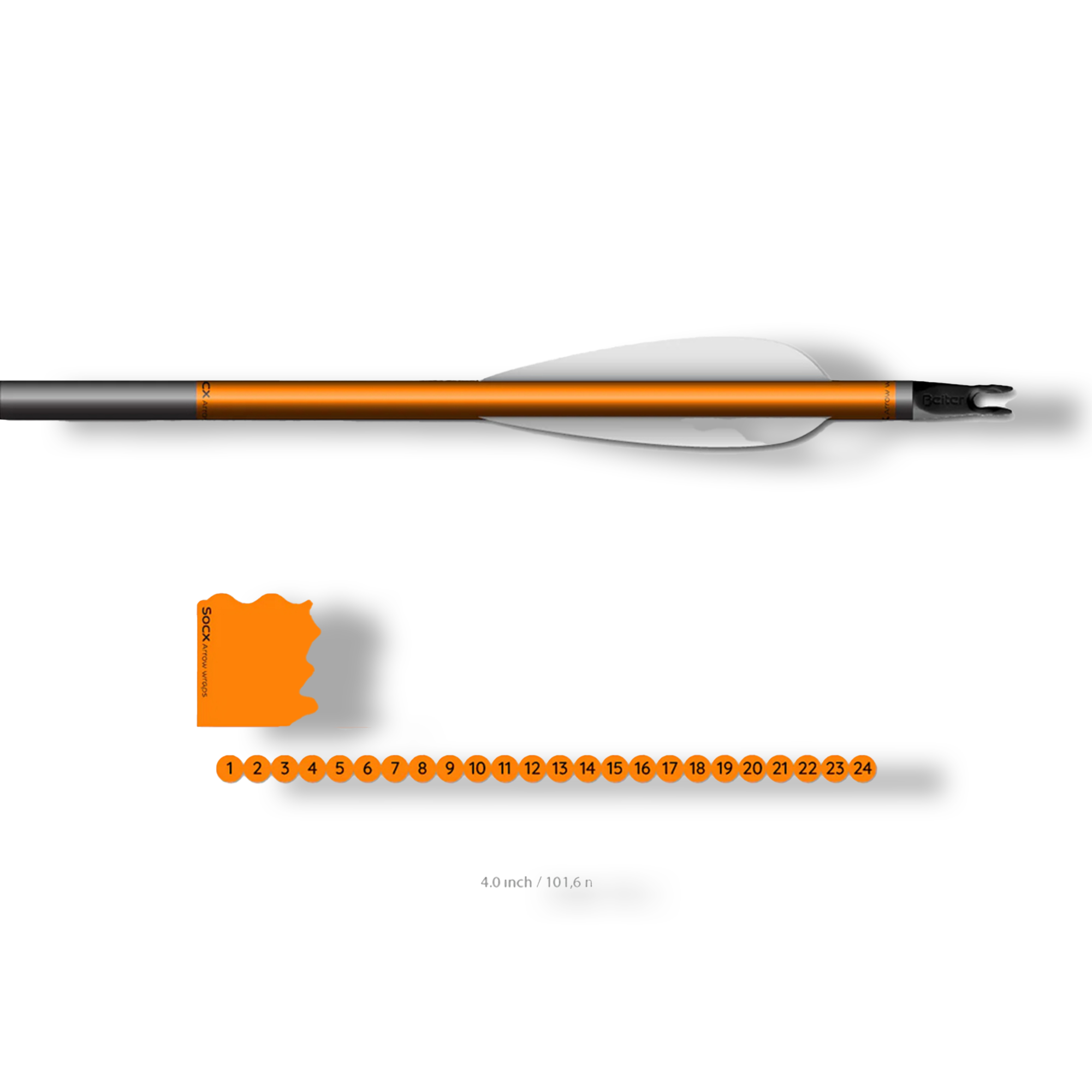 Socx Wrap 5.5 mm Max Fluor Color Pink