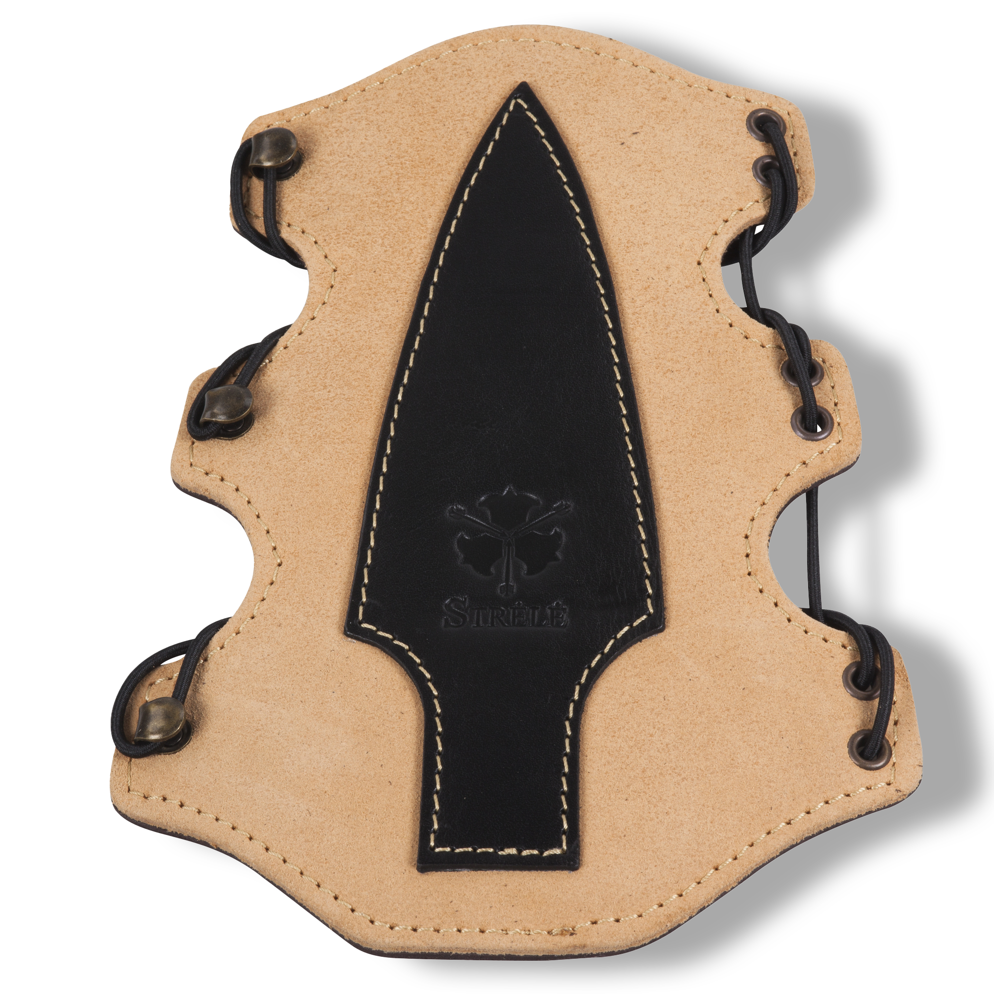 Strele Armguard Chinook 21cm with Hooks Black