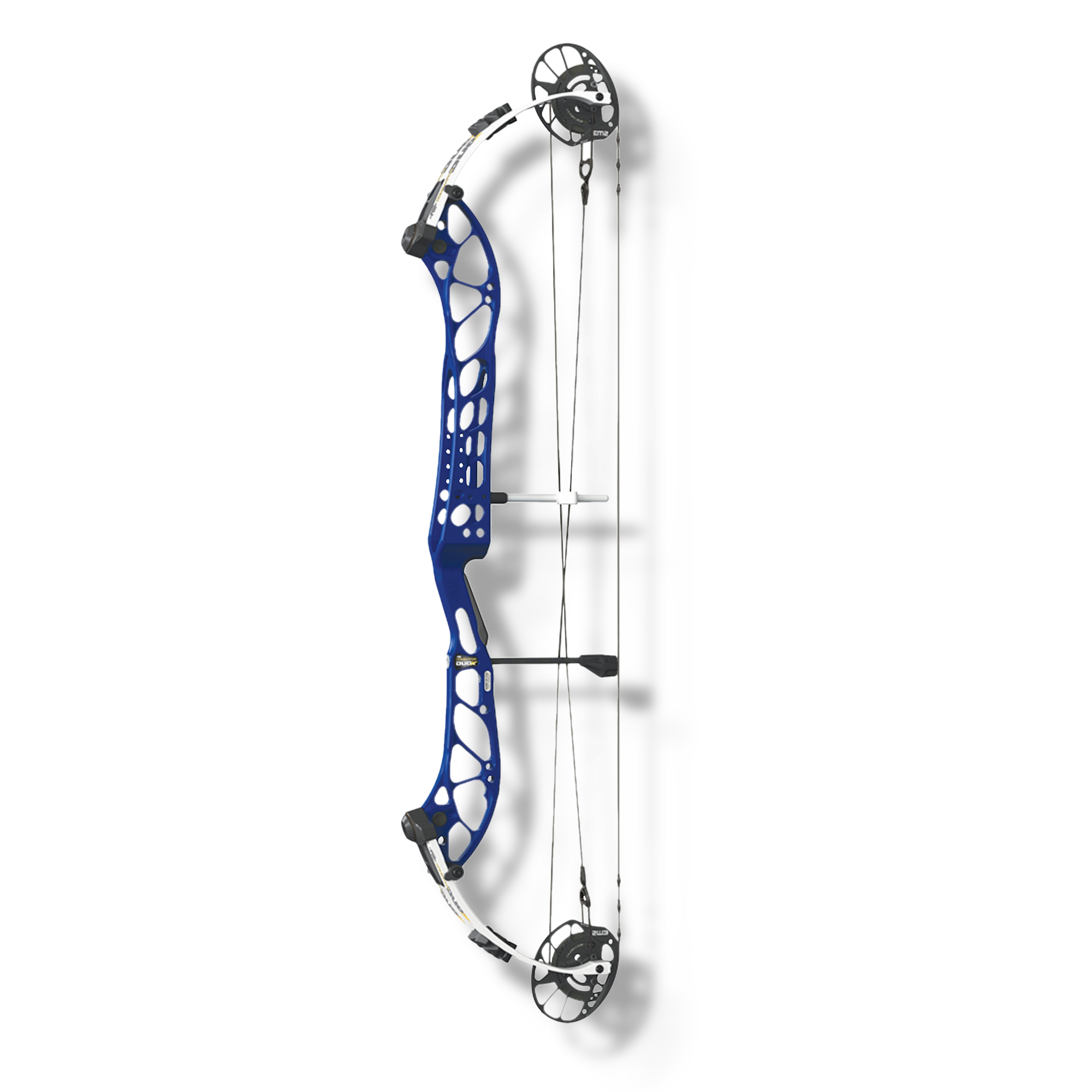 PSE Compound Bow Dominator Duo X 38 SE2 RH 60#-(26.5"-32.0") 65-75% Let Off Navy Blue Handle/White Limbs