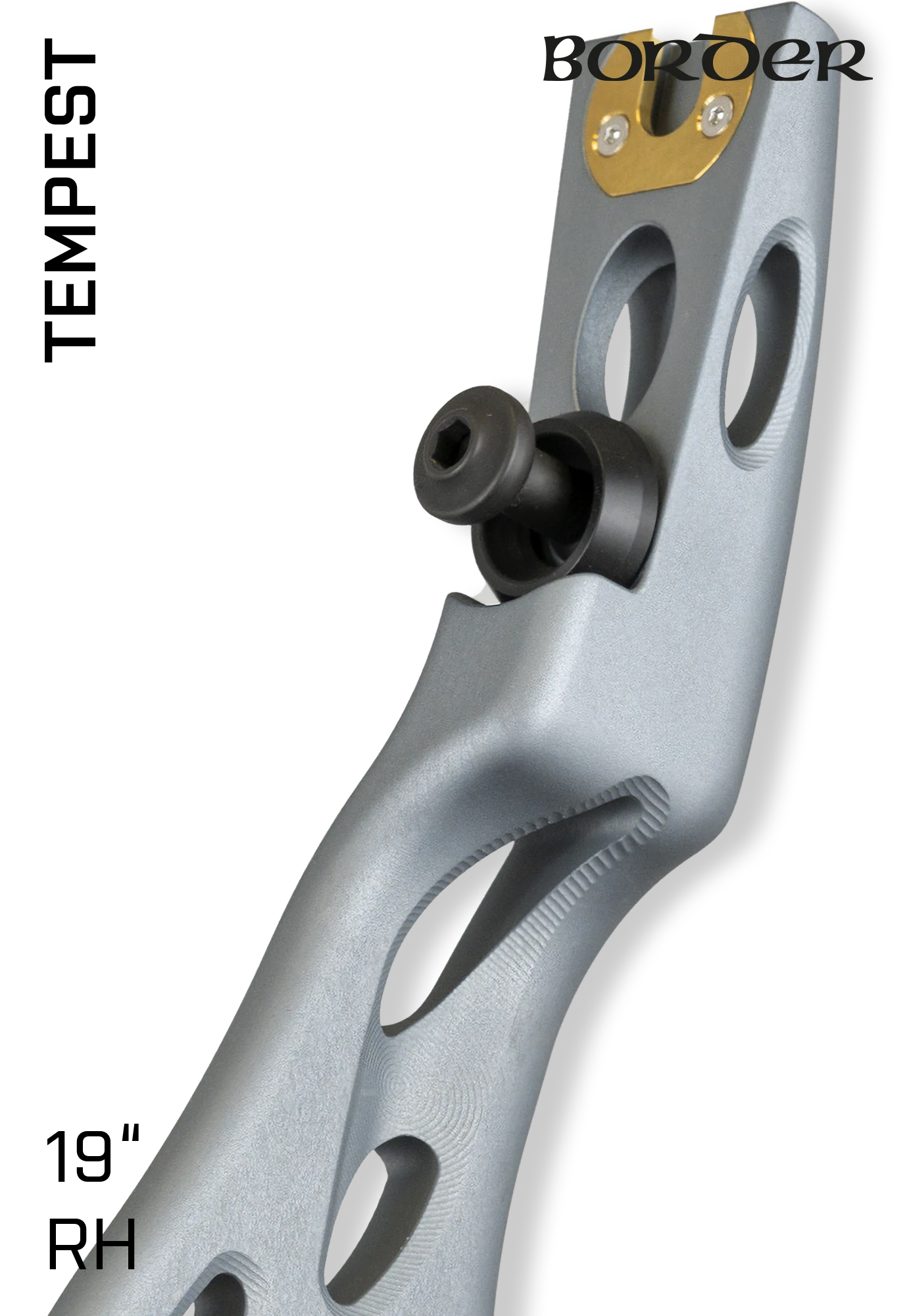 Border Archery Tempest 19" RH Titan ShotBlasted Black Pack L08