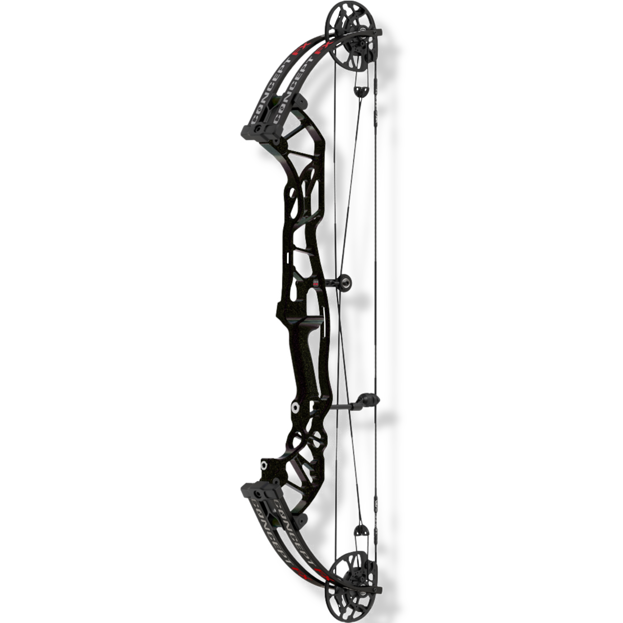 Hoyt Compound Bow Concept FX LH 50#-(24.5"-27.5") 65-75% Let Off Wilderness Handle/Black Out Limbs