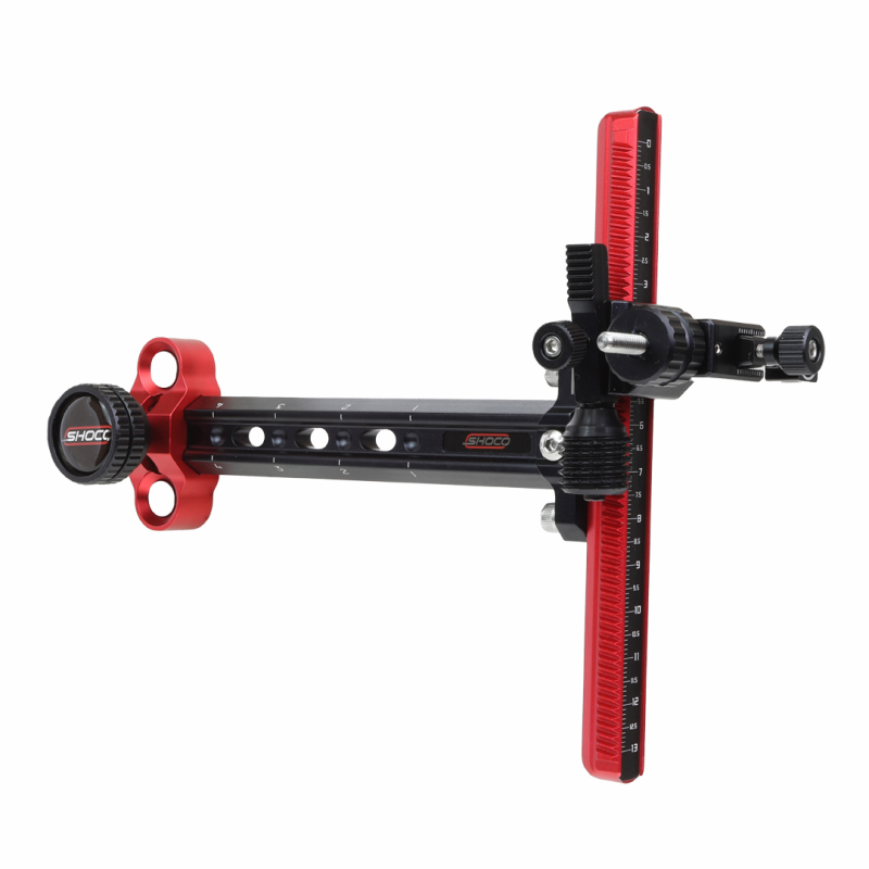 Shocq Sight Align Aluminum RH Short Red
