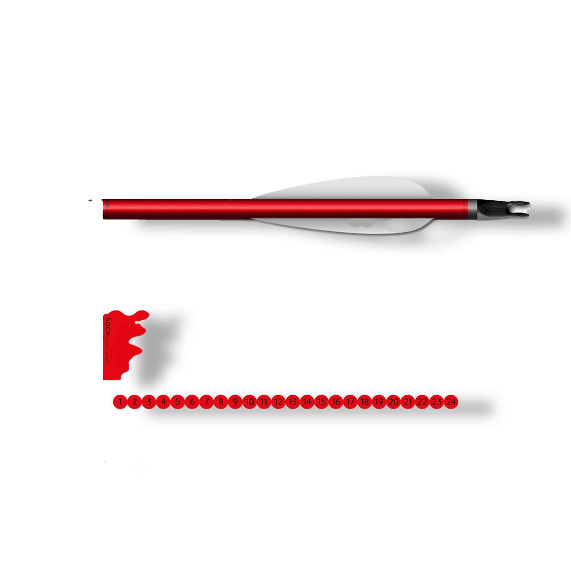 Socx Wrap 5.5 mm Max Fluor Color Pink