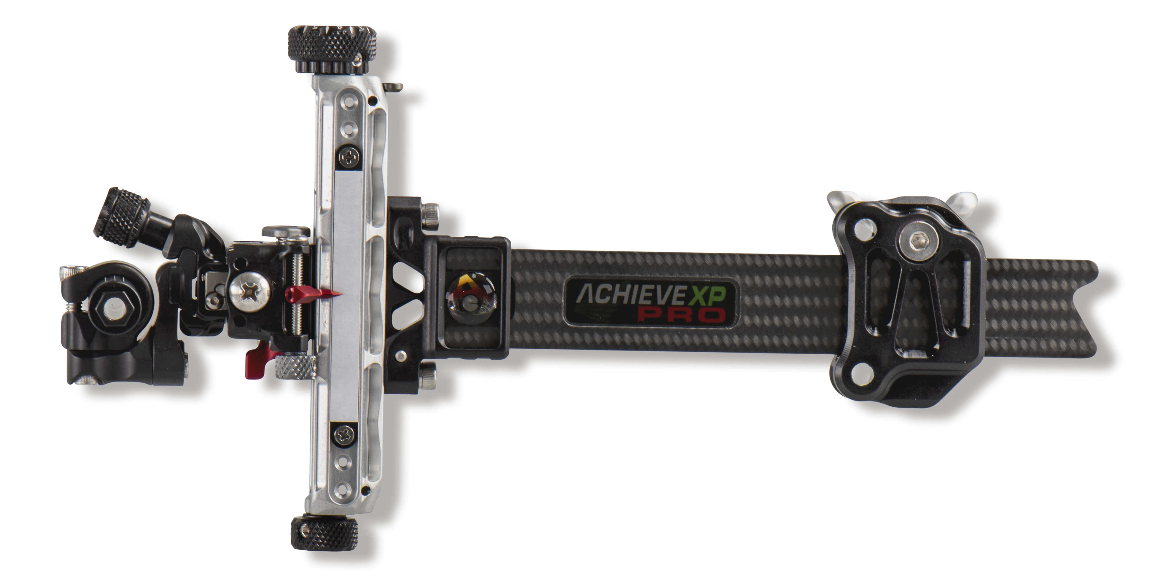 Axcel Sight Achieve XP Pro UHM Diamond Weave Carbon Bar Compound 6" RH Silver/Black