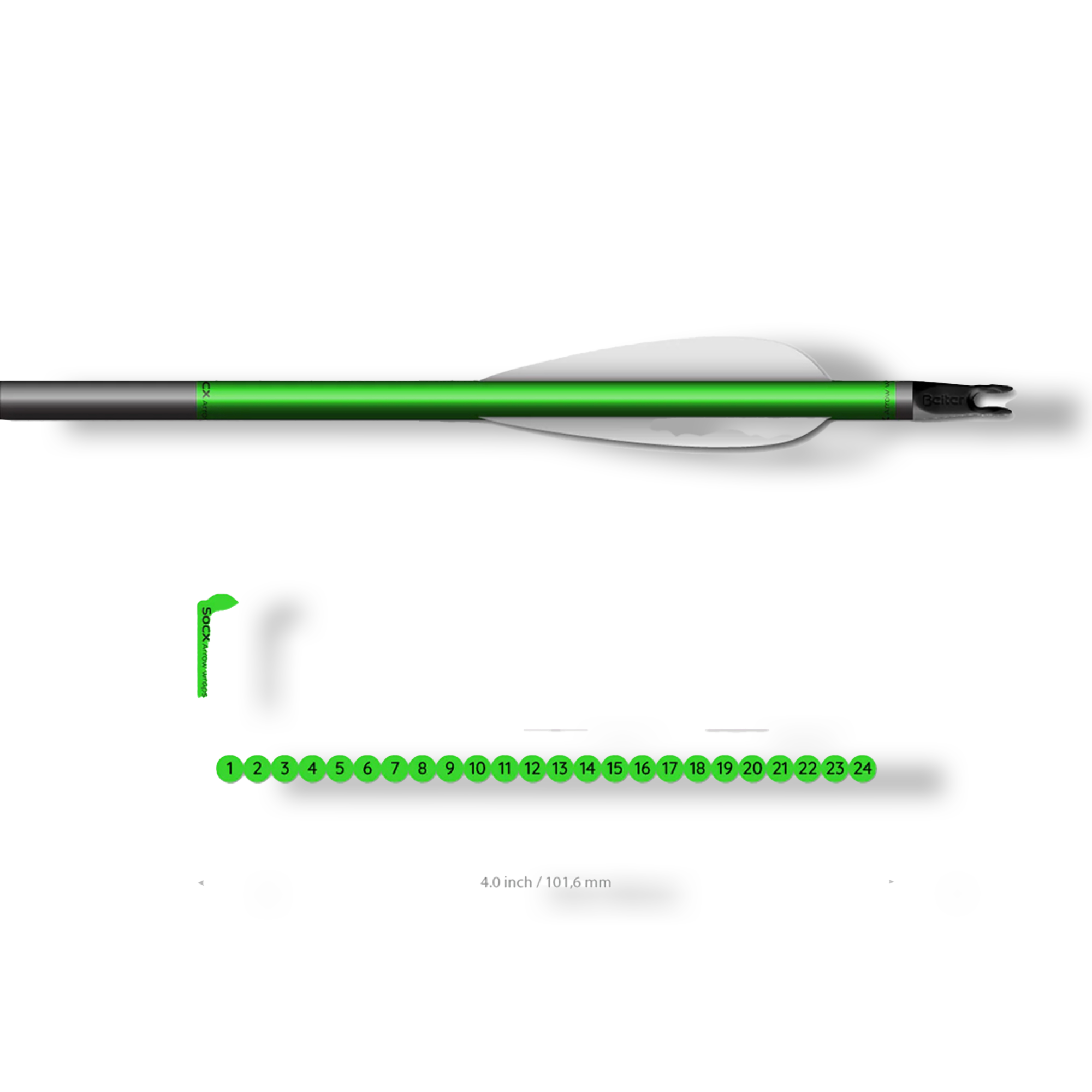 Socx Wrap 5.5 mm Max Fluor Color Pink