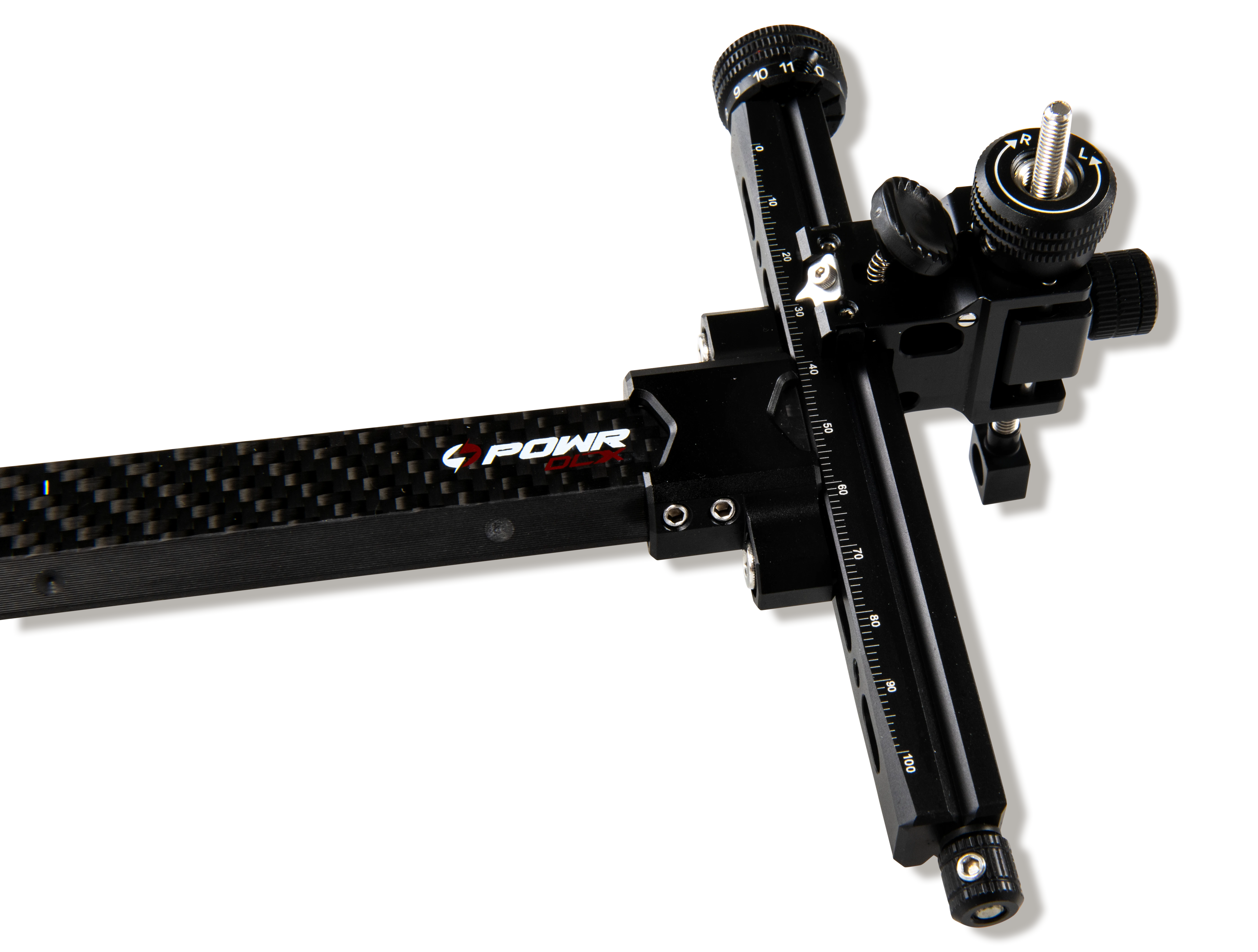 Avalon Recurve Visier POWR DLX Carbon Bar