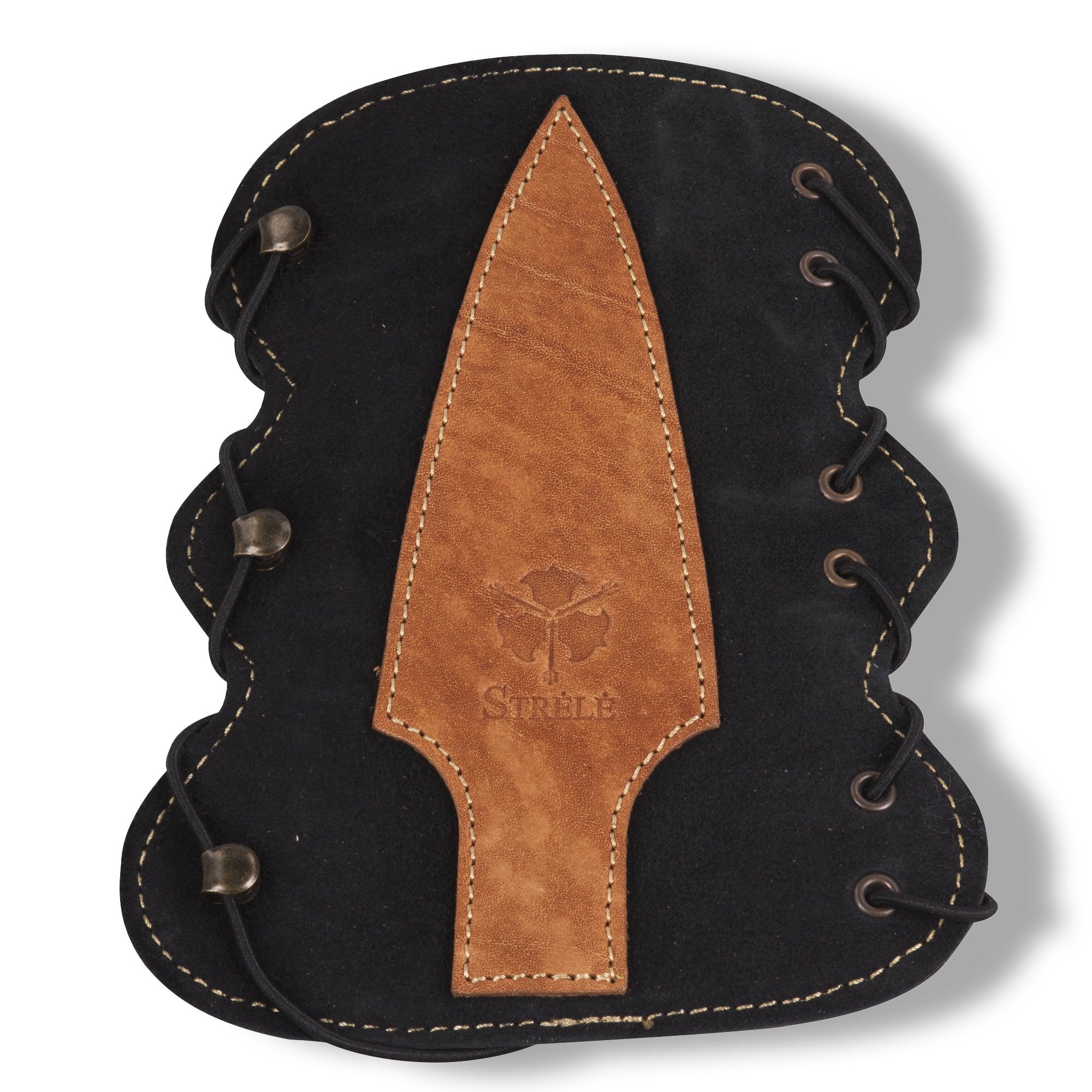 Strele Armguard Wappo 19cm with Hooks Light Brown