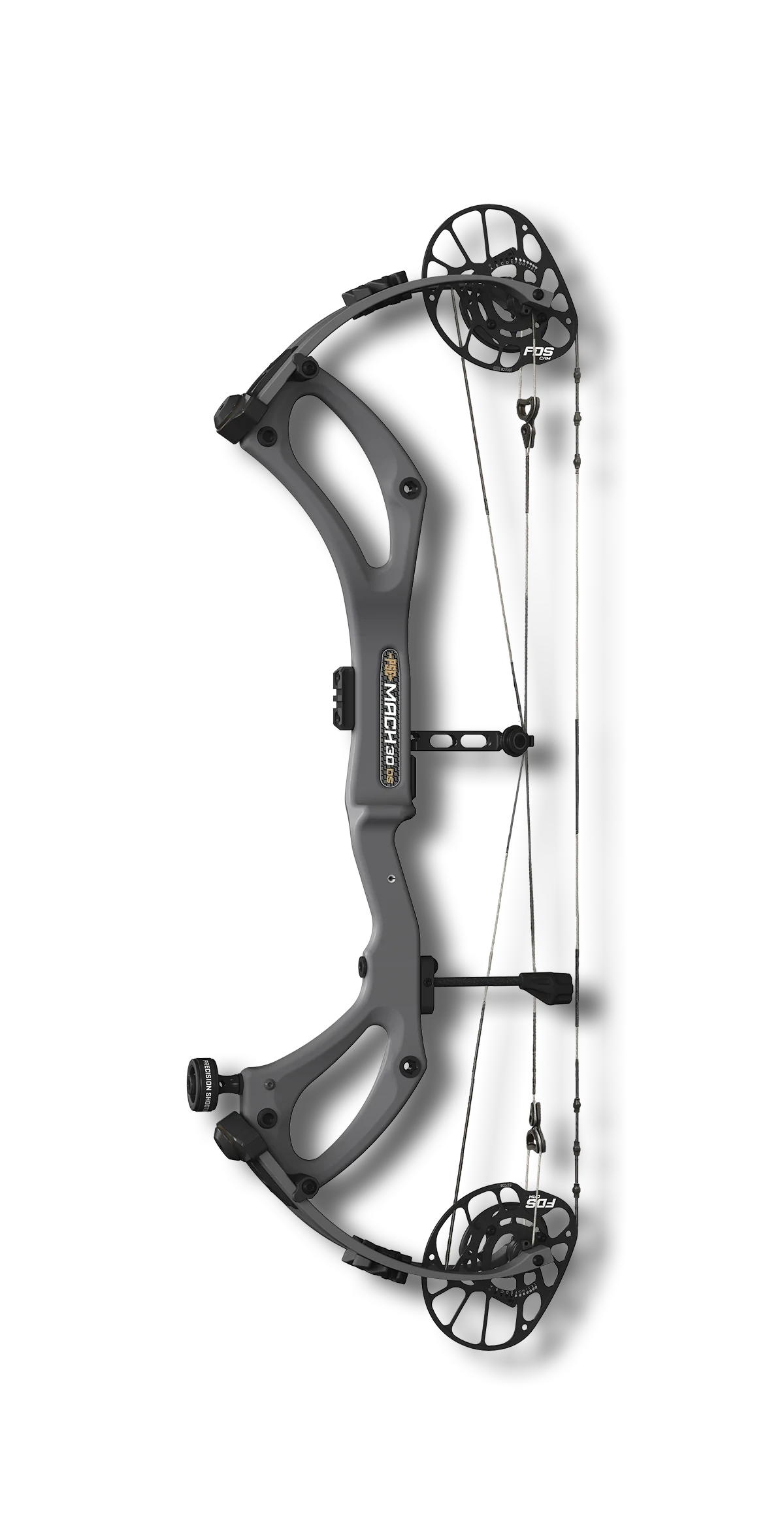 PSE Compound Bow Mach 30 DS 2026 RH 50# 24.5"-30.0" FDS Cam 70-85% LetOff Charcoal