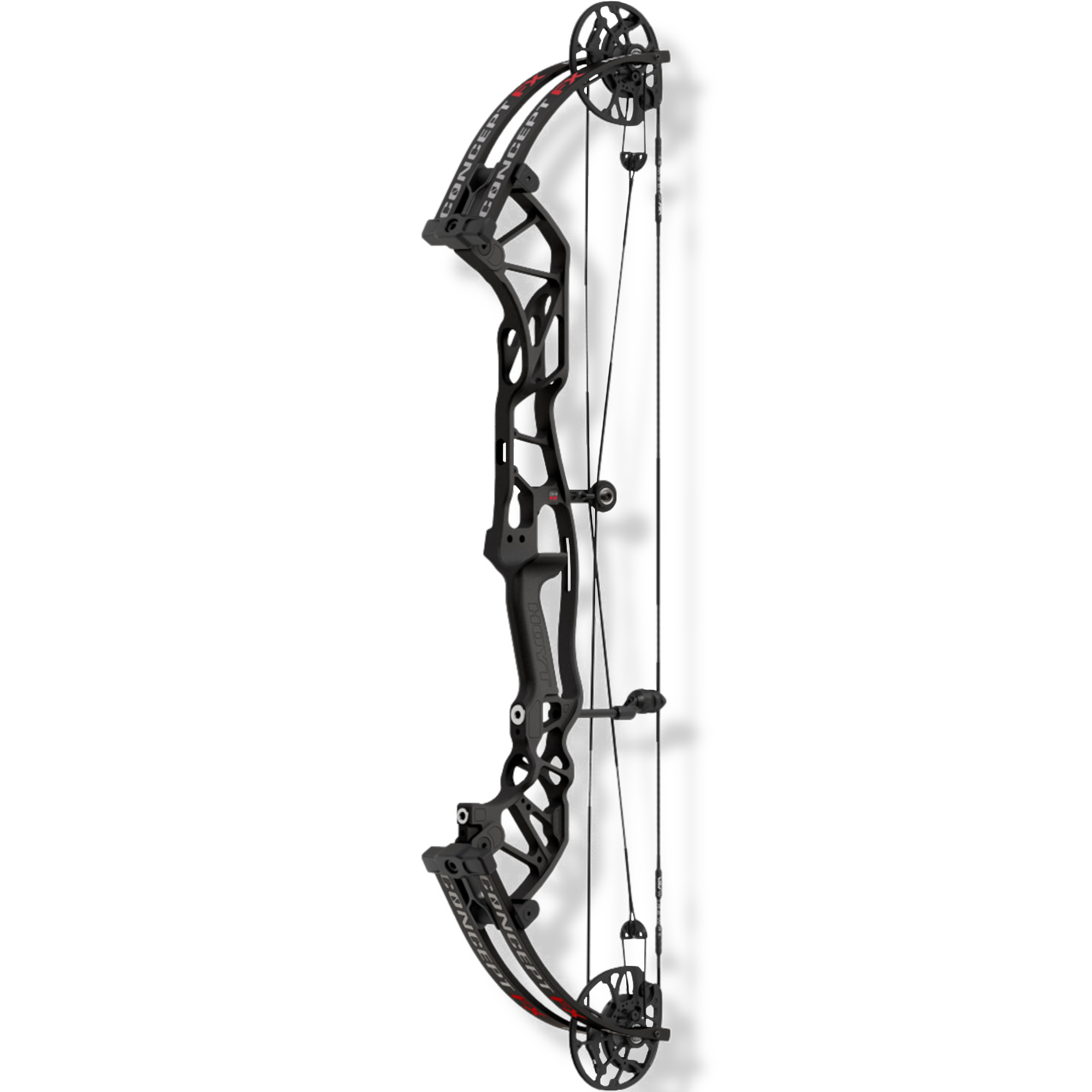 Hoyt Compound Bow Concept FX LH 50#-(24.5"-27.5") 65-75% Let Off Wilderness Handle/Black Out Limbs
