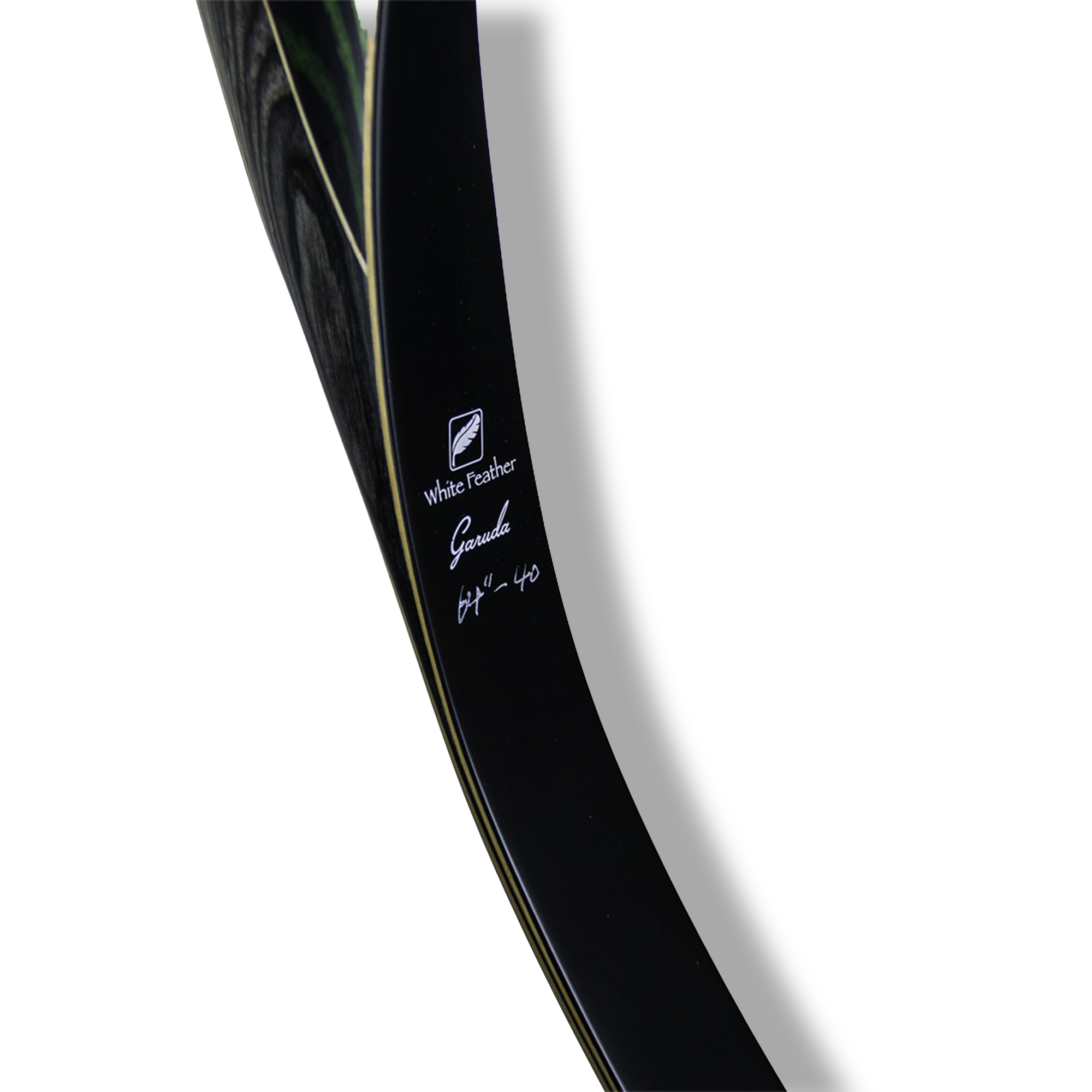 White Feather Fieldbow One Piece Garuda LH Rot 30#