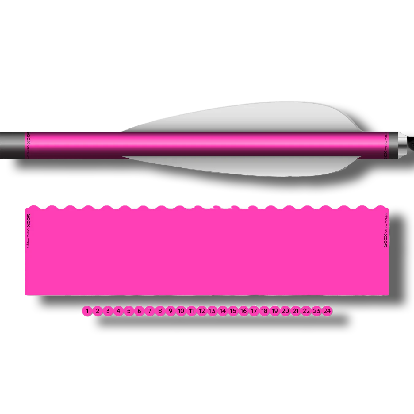 Socx Wrap 10.3 mm Max Fluor Color Pink
