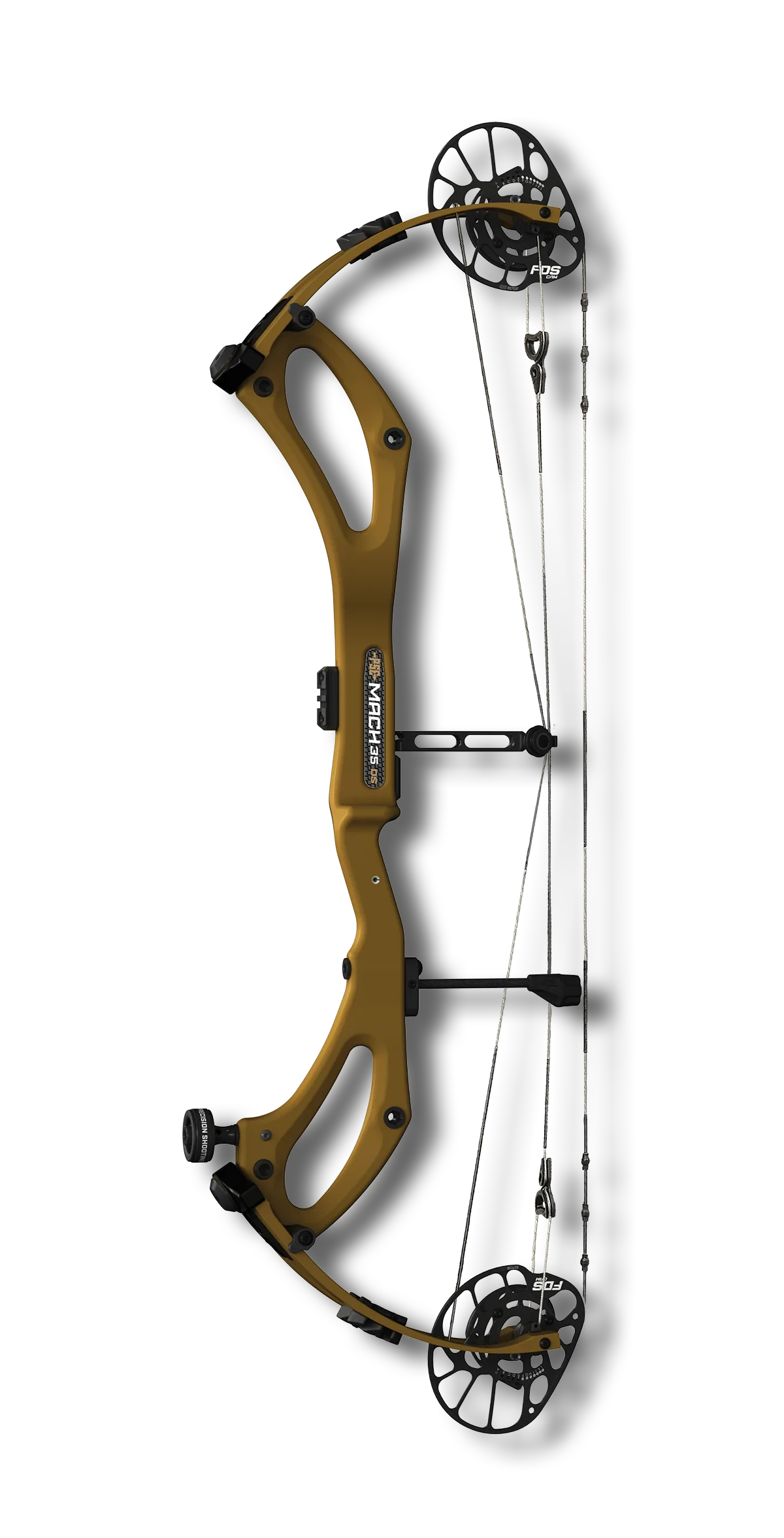 PSE Compound Bow Mach 35 DS 2026 RH 70# 27"-32.5" FDS Cam 70-85% LetOff Clay Brown